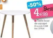 Kandy Table bout de canapé offre
