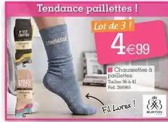 Kandy Chaussettes à paillettes offre