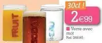 Kandy Verre avec mot offre
