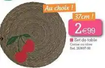 Kandy Set de table offre