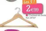 Kandy Cintres en bois offre