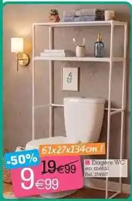 Kandy Eléctre wc en métal offre