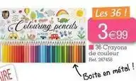 Kandy 36 crayons de couleur offre