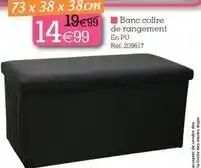Kandy Banc coffre de rangement offre
