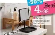 Kandy Miroir rectangulaire offre