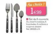 Kandy Set de 6 couverts offre