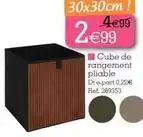 Kandy Cube de rangement pliable offre