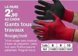 Provence Outillage Tous - gants tous travaux offre