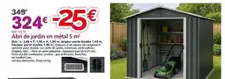 Provence Outillage Dim - abri de jardin en métal 5 m offre