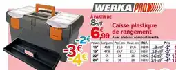 Provence Outillage Werka - caisse plastique de rangement offre