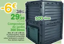 Provence Outillage Dim - composteur de jardin 300 litres offre