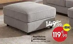 Maxi Bazar Pouf bolivia offre