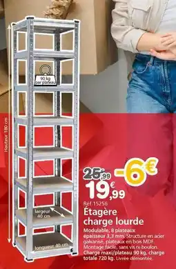 Provence Outillage Facile - étagère charge lourde offre