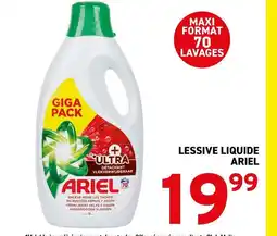 Trafic Ariel - lessive liquide offre
