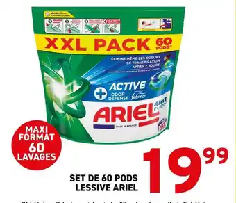 Ariel - set de 60 pods lessive
