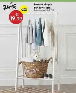 Maxi Bazar Portant simple offre