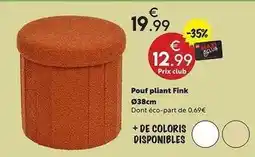 Maxi Bazar Pouf pliant fink offre