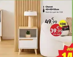 Maxi Bazar Chevet 40x40x55cm offre