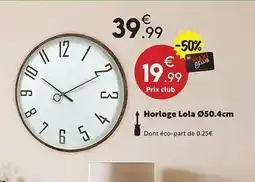 Maxi Bazar Horloge lola 50.4cm offre