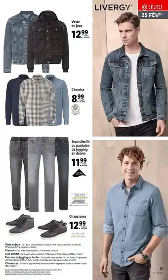 Lidl veste en jean sale