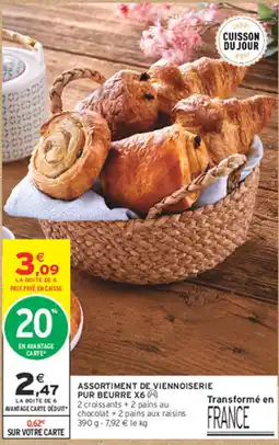 Intermarché Contact ASSORTIMENT DE VIENNOISERIE PUR BEURRE offre