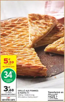 Intermarché Contact Grillé aux pommes offre
