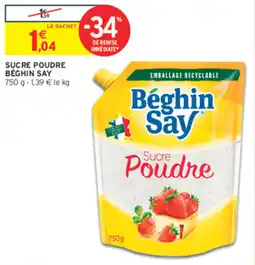 Intermarché Contact Béghin Say Sucre Poudre offre