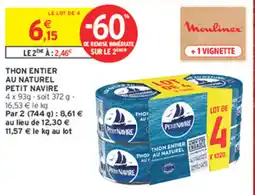 Intermarché Express Moulinex Thon entier au naturel offre