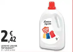 Intermarché Contact TOP BUDGET Lessive liquide offre