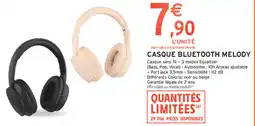 Intermarché Contact Melody casque bluetooth offre
