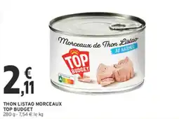 Intermarché Express TOP BUDGET Morceaux de Thon Listao offre