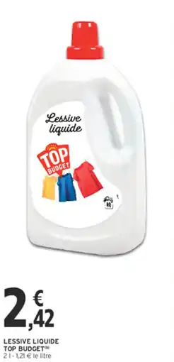 Intermarché Express TOP BUDGET Lessive liquide offre
