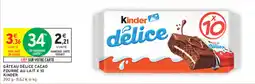 Intermarché Express Kinder Gâteau délice cacao offre