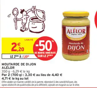 ALÉLOR MOUTARDE DE DIJON