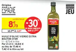 Intermarché Contact BOUTON D'OR Huile d'olive vierge extra offre