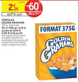 Intermarché Express GOLDEN GRAHAMS offre