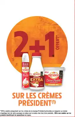 Intermarché Contact Président Crème Fraîche offre