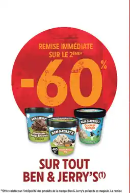 Intermarché Contact Ben & jerry's offre
