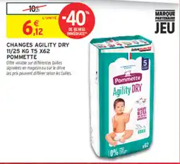 Intermarché Express Pommette Changes Agility Dry offre