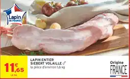 Intermarché Lapin de France Lapin entier offre