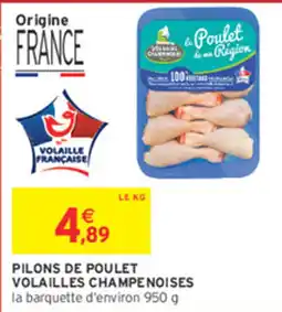 Intermarché Volailles Champenoises Pilons de Poulet offre