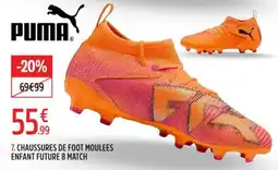 Intersport PUMA CHAUSSURES DE FOOT MOULEES ENFANT FUTURE 8 MATCH offre