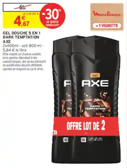 Intermarché Contact AXE GEL DOUCHE 5 EN 1 offre