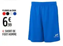Intersport Short de foot homme offre