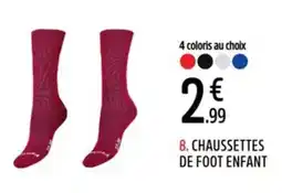 Intersport Chaussettes de foot enfant offre