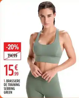 Intersport SEBRING BRASSIERE DE TRAINING offre
