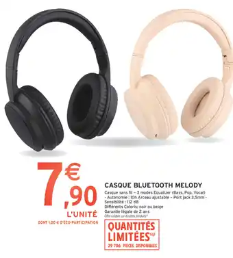MELODY Casque Bluetooth