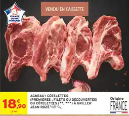 Intermarché Contact JEAN ROZÉ Agneau : Côtelettes offre