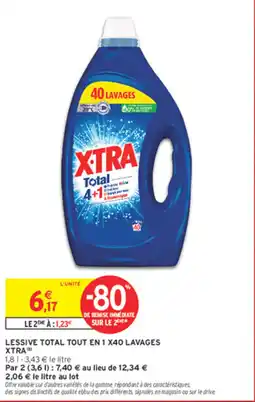 Intermarché Contact XTRA Lessive Total offre