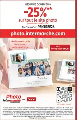 Intermarché Contact cewe livre photo offre